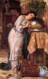 Basil pots Keats Holman Hunt